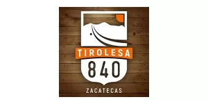 Ecoproparks. Logo de Tirolesa 840 Zacatecas.