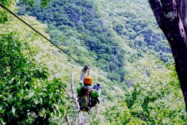 Ecoproparks. Tirolesa genérica de Ecoproparks.