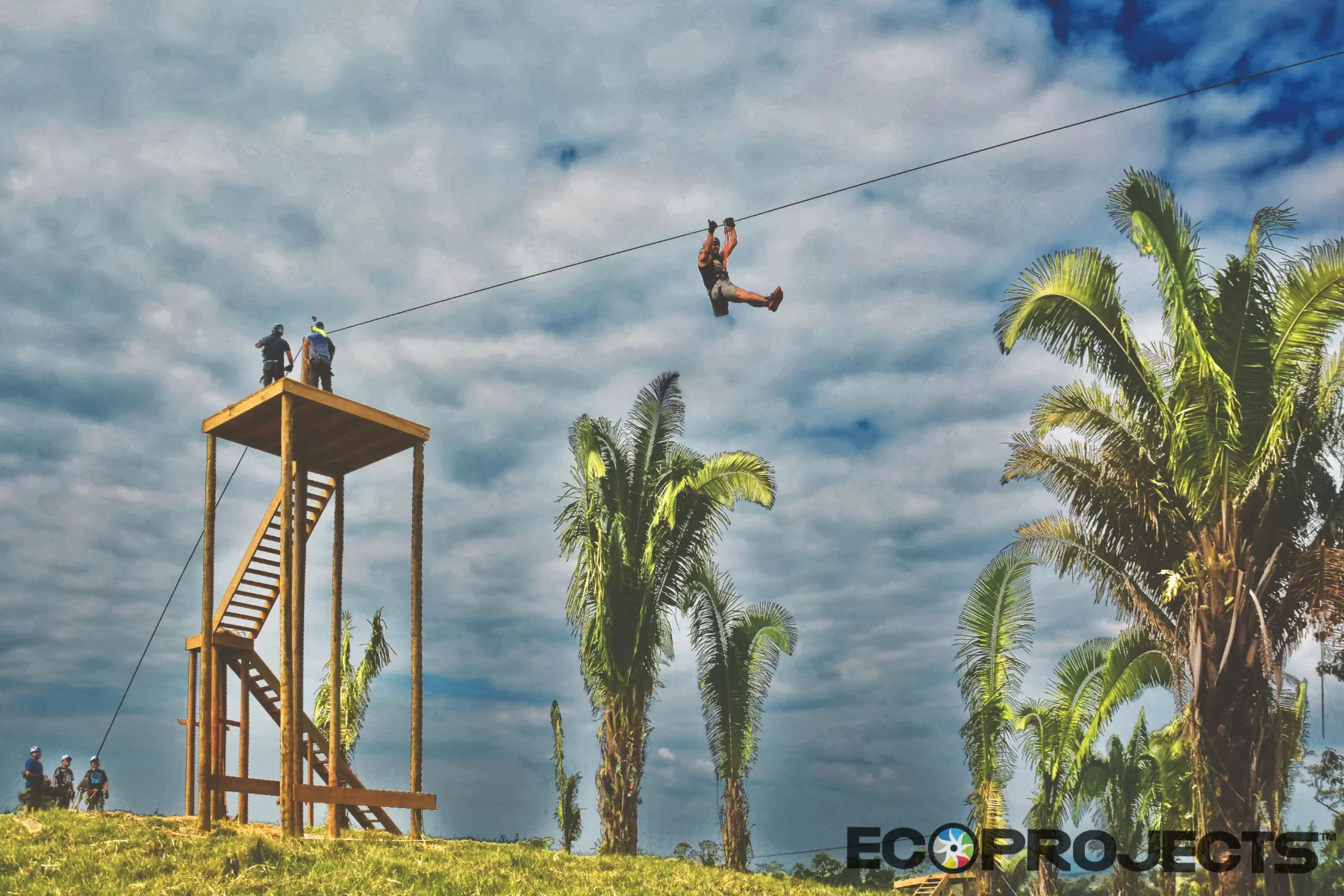 Ecoproparks. Tirolesa Zip Line 13.