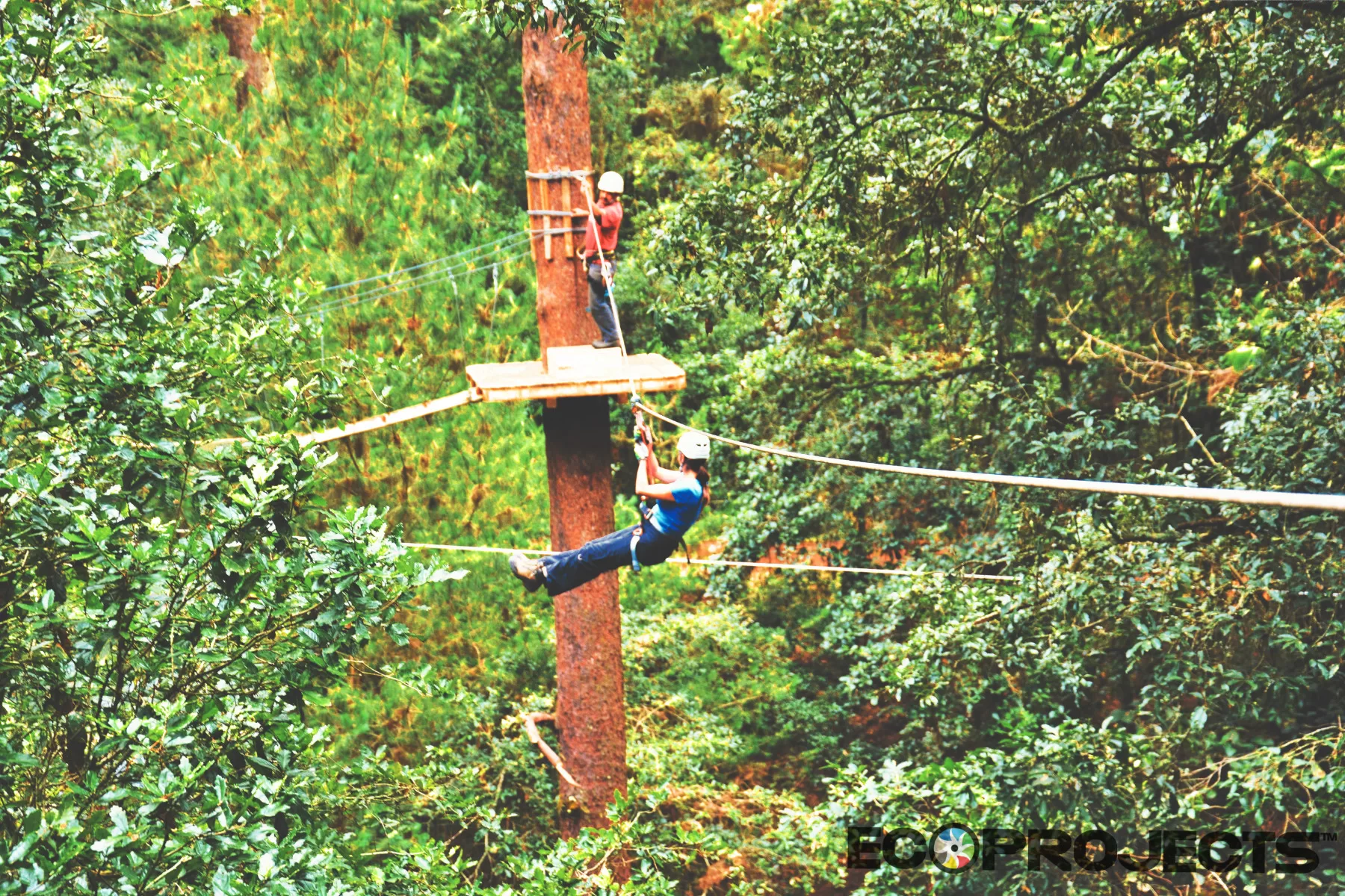 Ecoproparks. Tirolesa Zip Line 14.