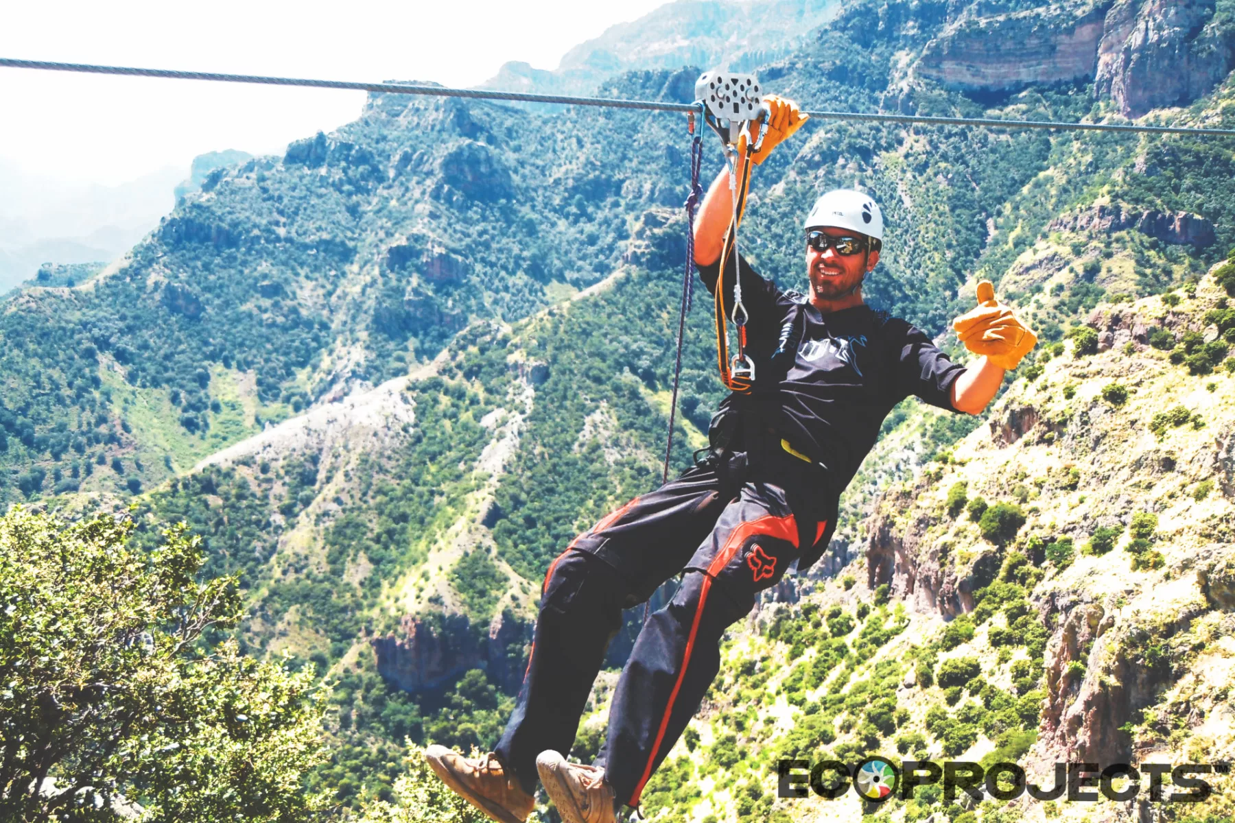 Ecoproparks. Tirolesa Zip Line 2.