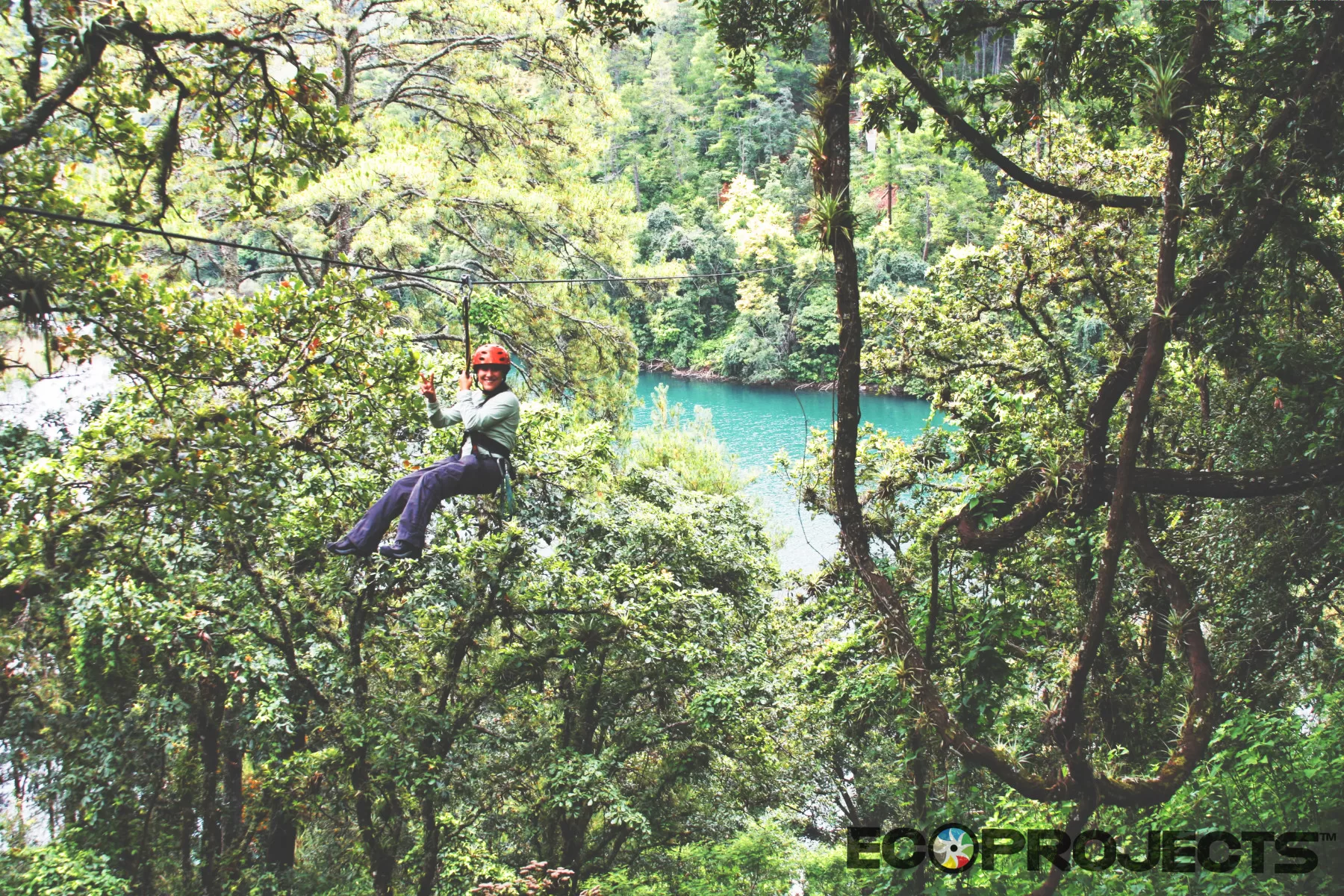 Ecoproparks. Tirolesa Zip Line 38.